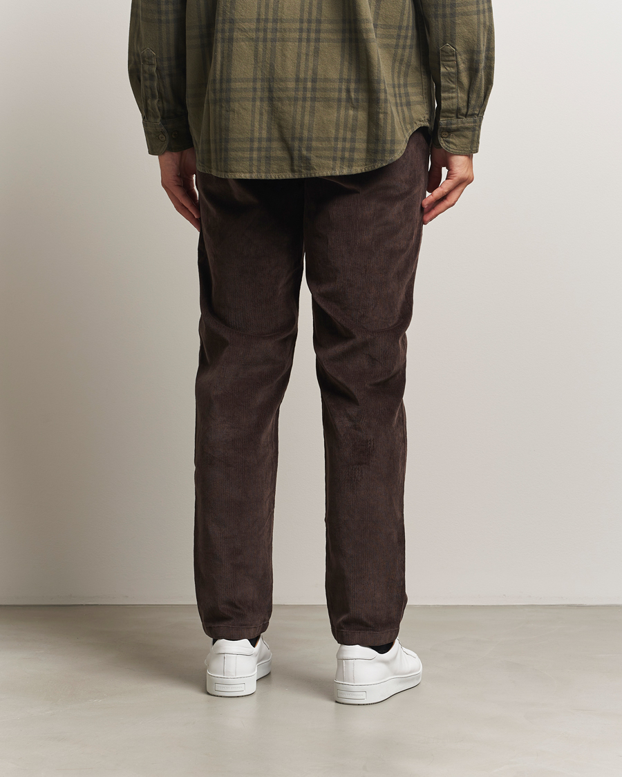 Herre | Bukser | KnowledgeCotton Apparel | Chuck Regular Cord Trousers Chocolate