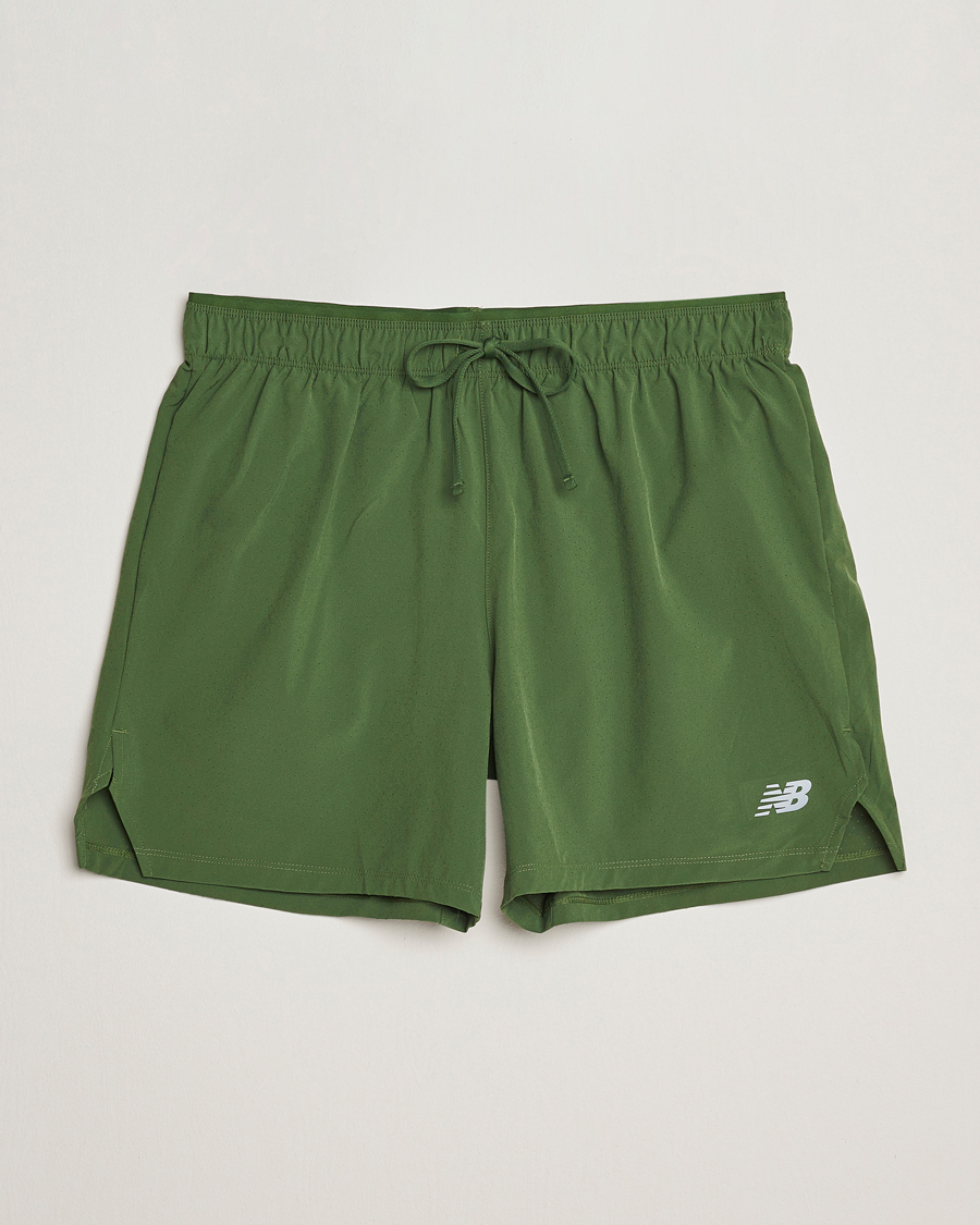 Herre | Shorts | New Balance Running | Athletics 5 RC Shorts Dark Alpine Green
