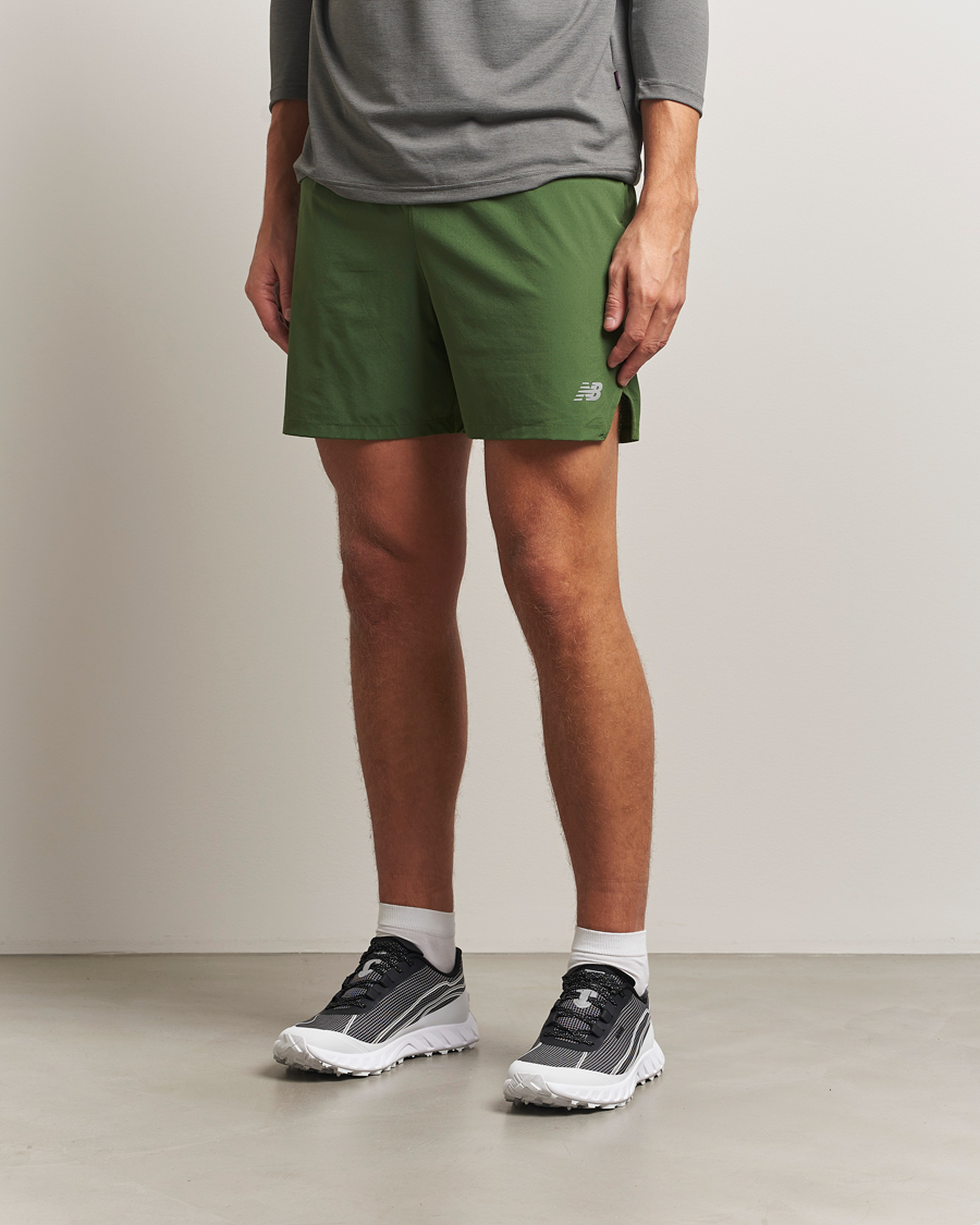 Herre | Shorts | New Balance Running | Athletics 5 RC Shorts Dark Alpine Green