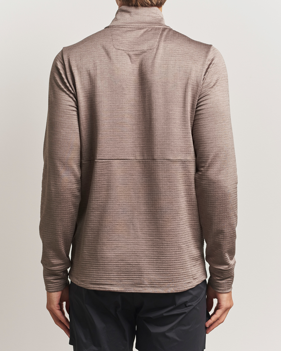 Herre | Gensere | New Balance Running | Heat Grid Half Zip Earth Shadow Heather