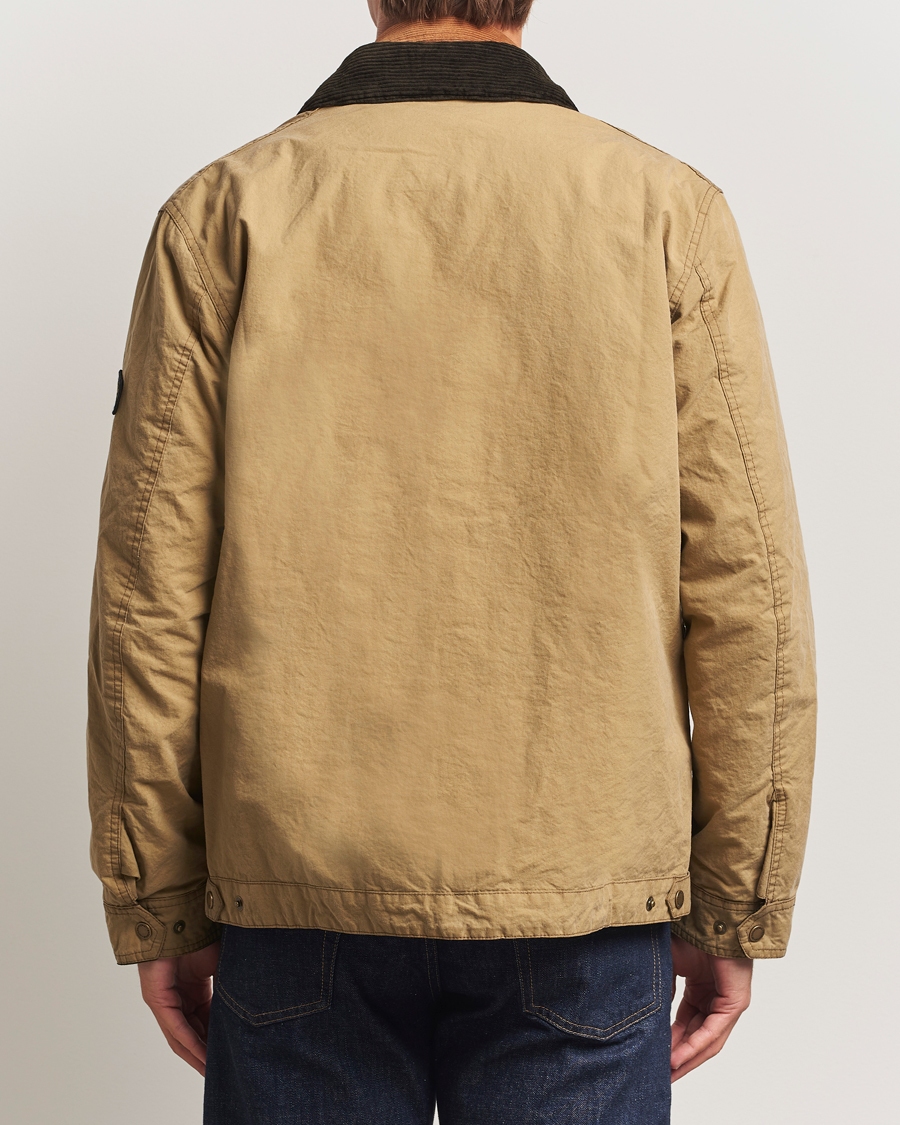Herre | Jakker | Barbour International | Drifter Washed Wax Jacket Sand