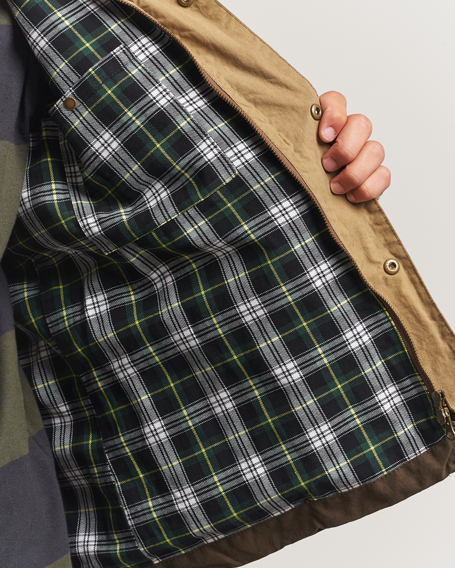 Herre | Jakker | Barbour International | Drifter Washed Wax Jacket Sand