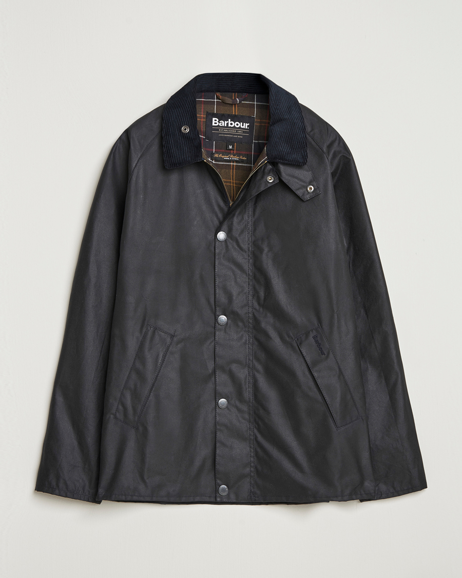 Herre | Jakker | Barbour Lifestyle | Tracker Wax Jacket Navy