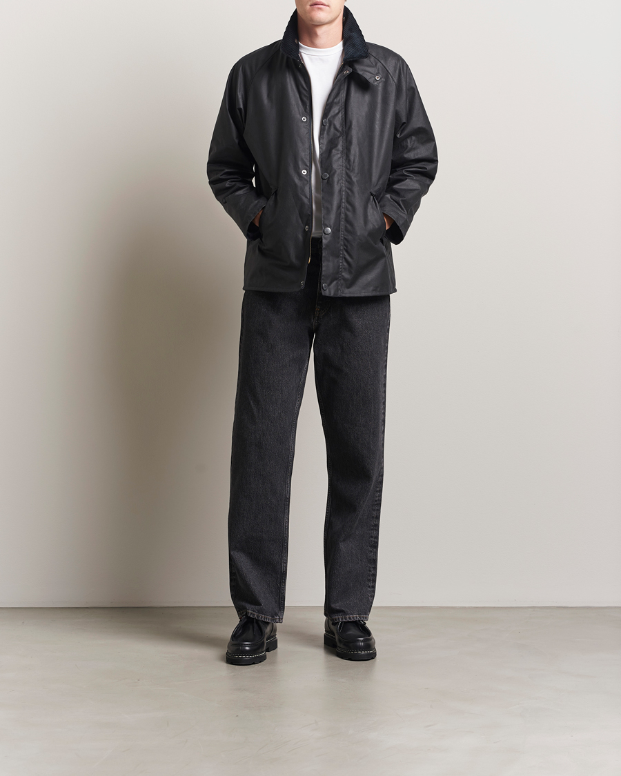 Herre | Jakker | Barbour Lifestyle | Tracker Wax Jacket Navy