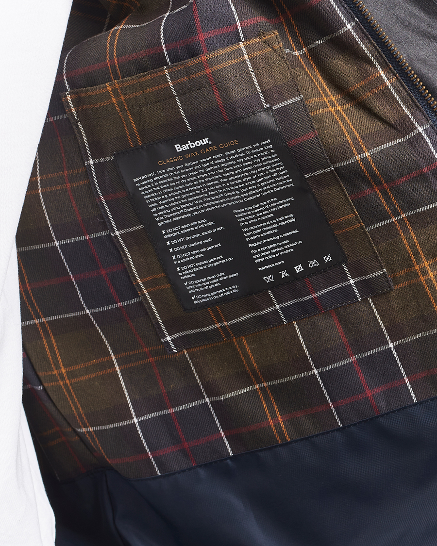 Herre | Jakker | Barbour Lifestyle | Tracker Wax Jacket Navy
