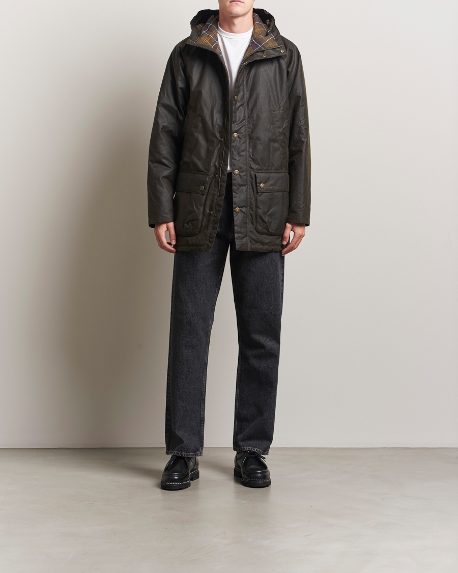 Herre | Jakker | Barbour Lifestyle | Bedale Wax Parka Olive