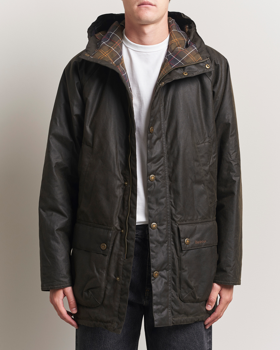 Herre | Jakker | Barbour Lifestyle | Bedale Wax Parka Olive
