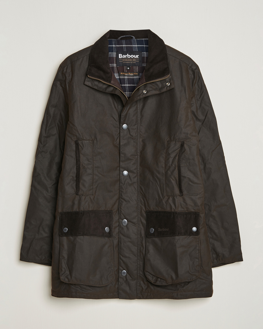 Herre | Jakker | Barbour Lifestyle | Modern Border Wax Jacket Brown