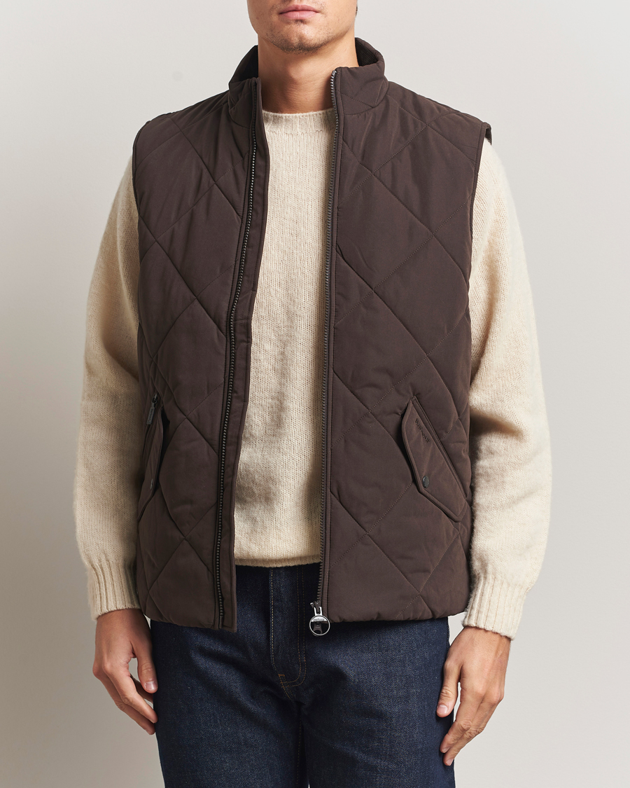 Herre | Vester | Barbour Lifestyle | City Chelsea Quilted Gilet Brown