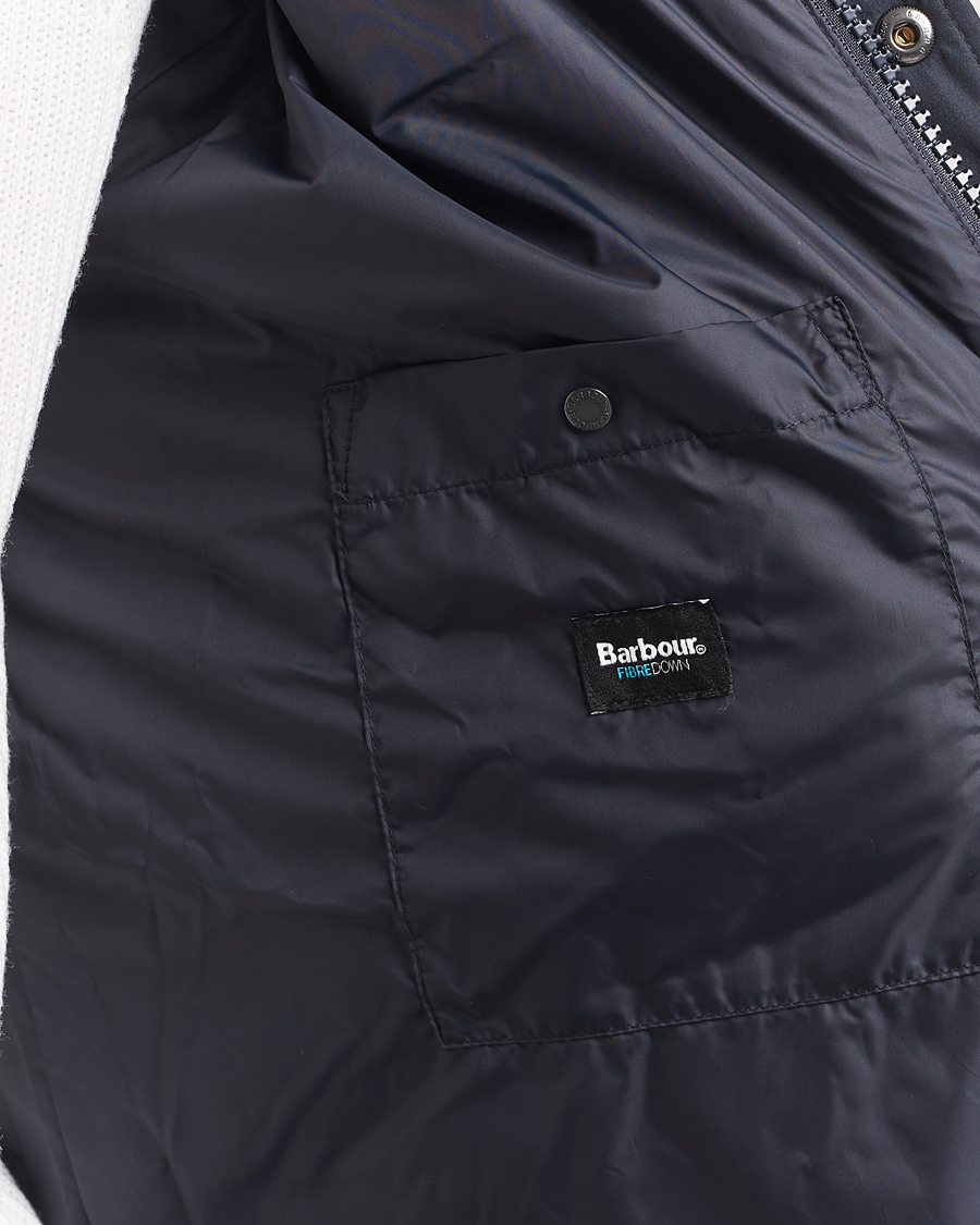 Herre | Jakker | Barbour Lifestyle | Hooded Bedale Puffer Jacket Dark Navy
