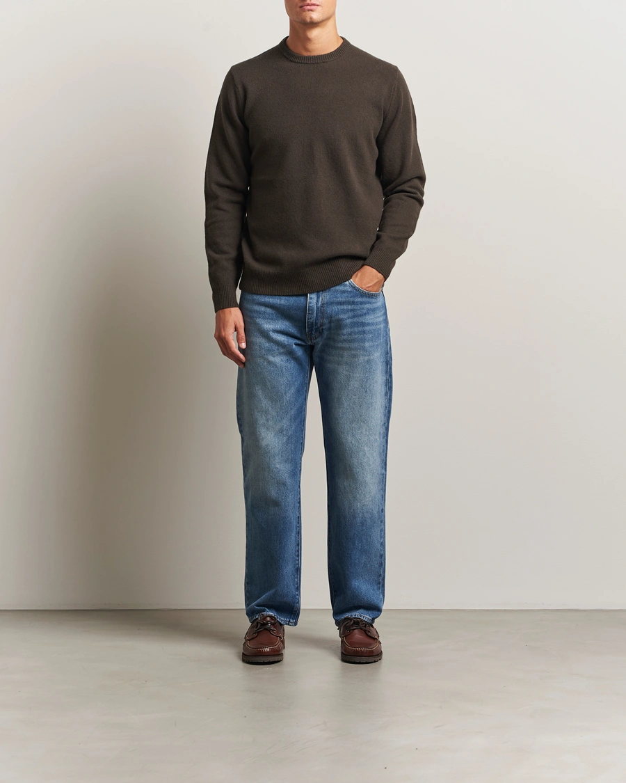 Herre | Gensere | Barbour Lifestyle | Patch Crew Dark Oak