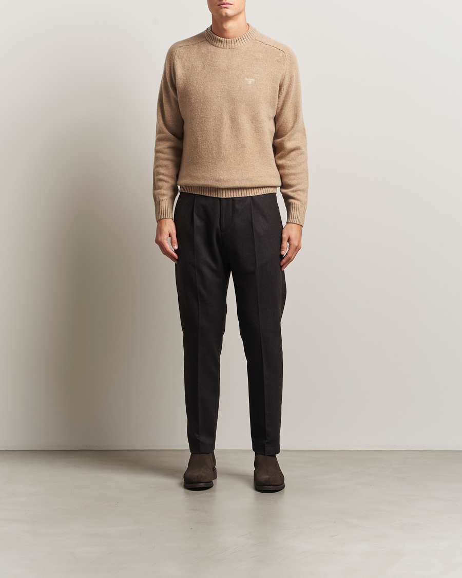 Herre | Gensere | Barbour Lifestyle | Grangetown Lambswool Crewneck Stone
