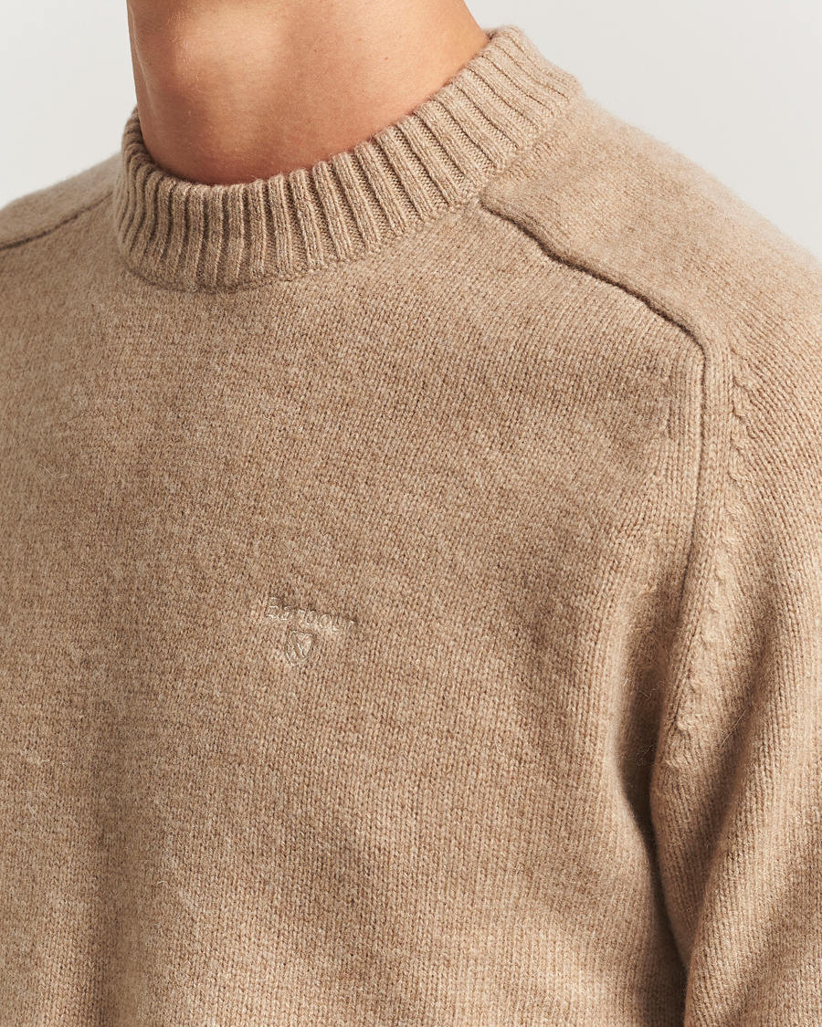 Herre | Gensere | Barbour Lifestyle | Grangetown Lambswool Crewneck Stone