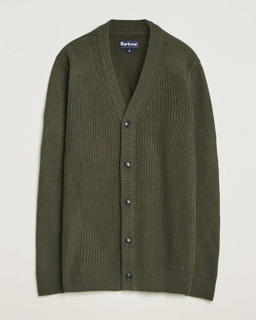 Herre | Gensere | Barbour Lifestyle | Mainland Knitted Cardigan Olive