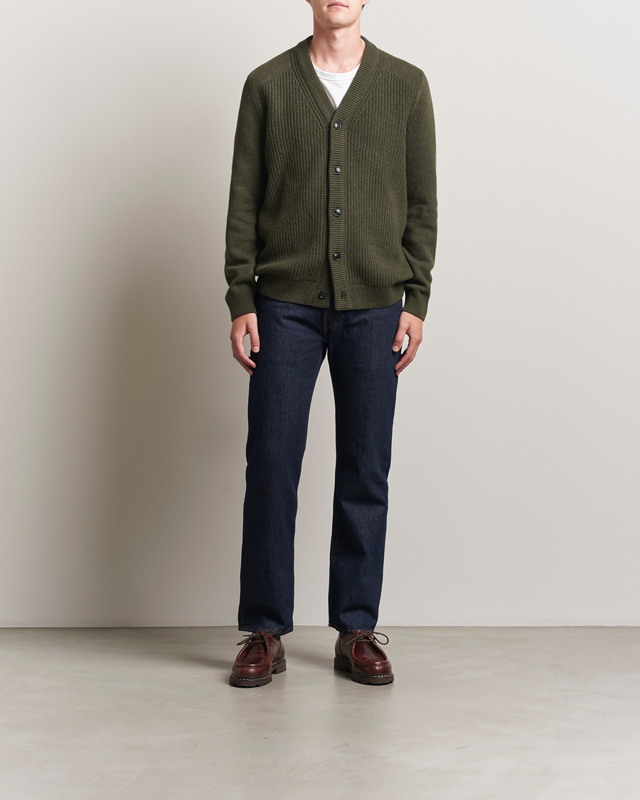 Herre | Gensere | Barbour Lifestyle | Mainland Knitted Cardigan Olive