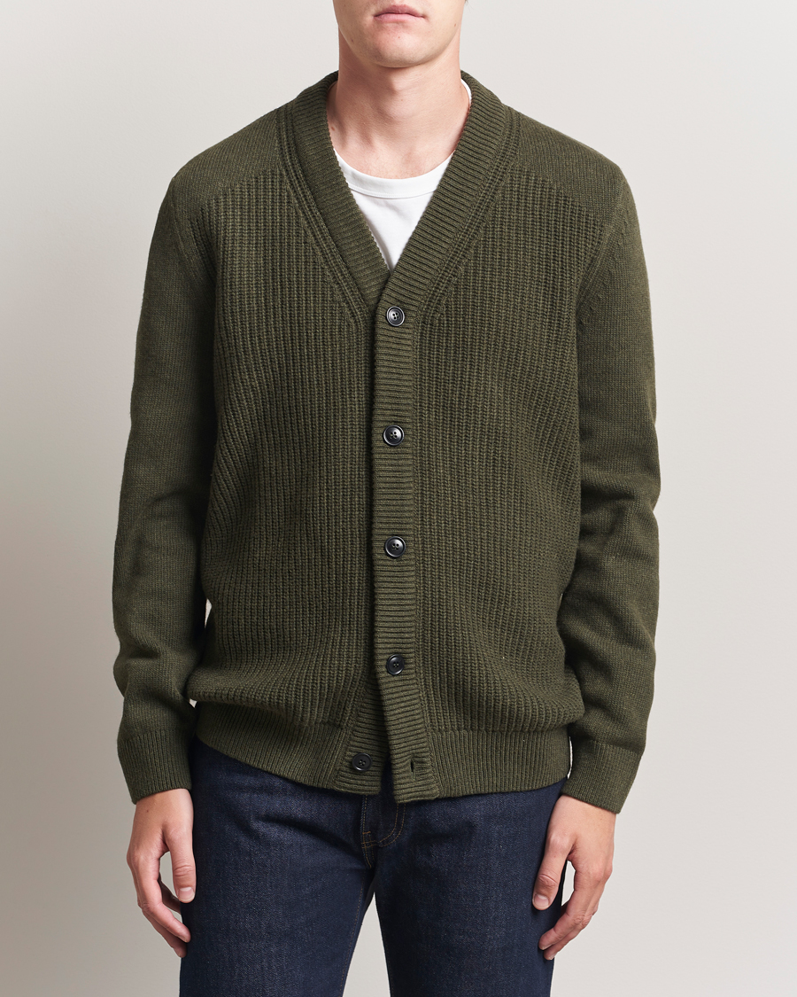 Herre | Gensere | Barbour Lifestyle | Mainland Knitted Cardigan Olive