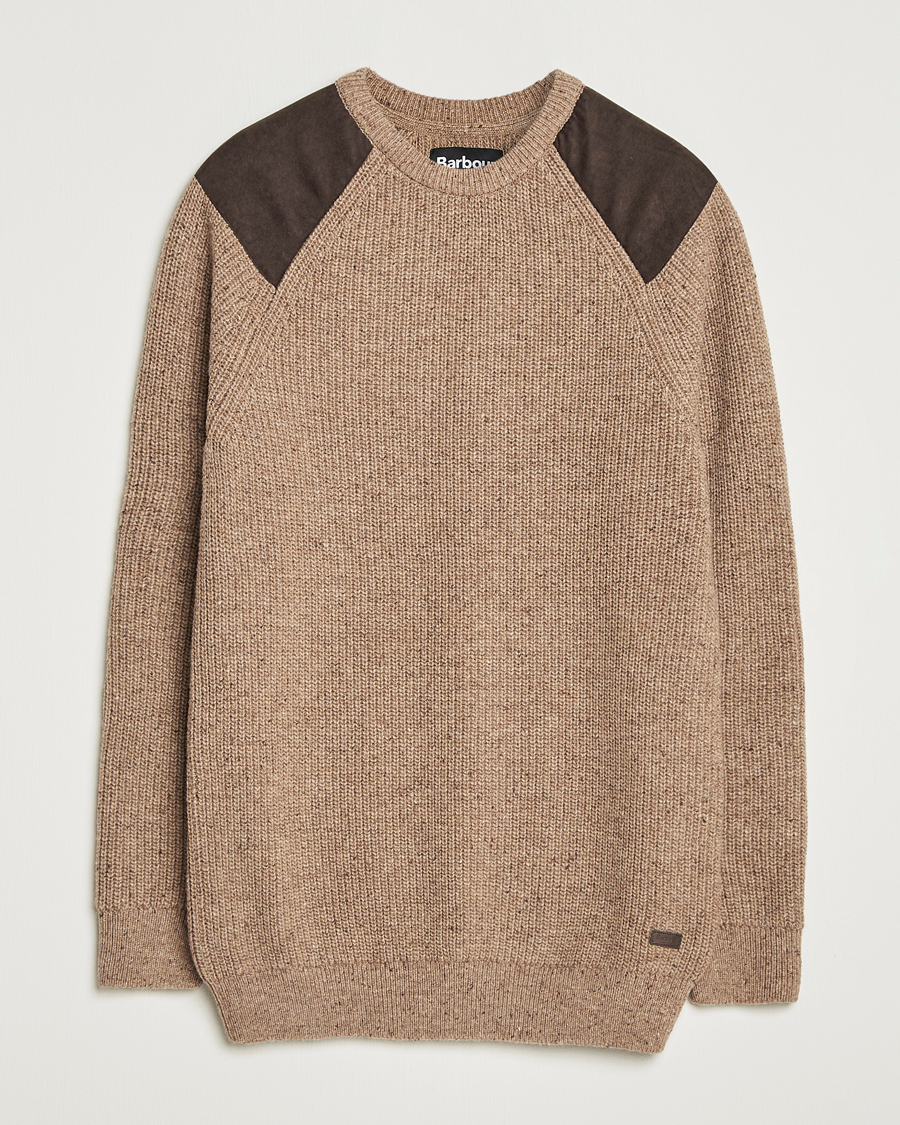 Herre | Gensere | Barbour Lifestyle | Raisethorpe Knitted Crewneck Stone