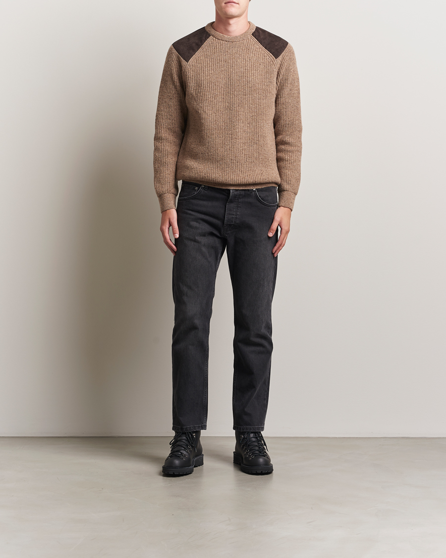 Herre | Gensere | Barbour Lifestyle | Raisethorpe Knitted Crewneck Stone