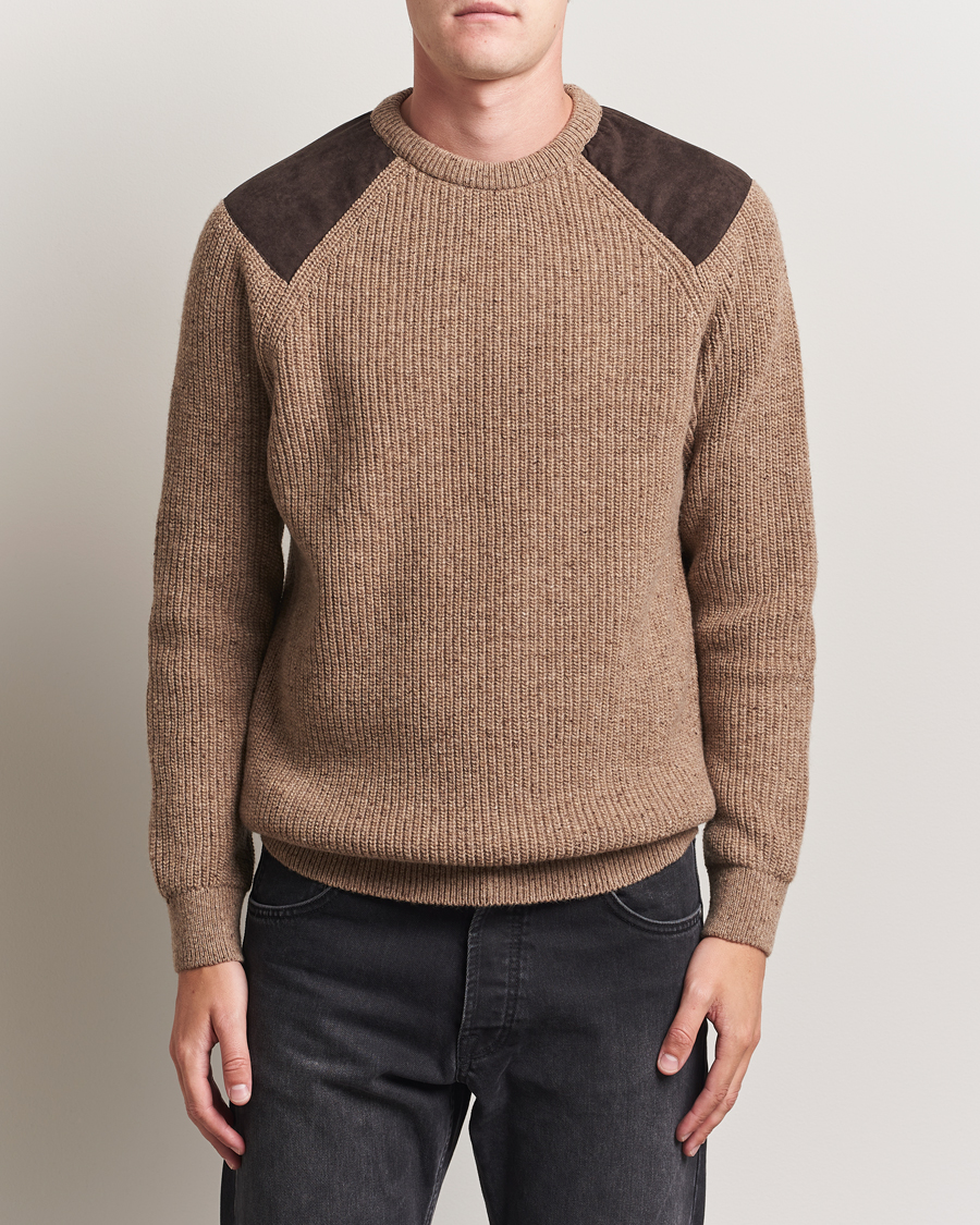 Herre | Gensere | Barbour Lifestyle | Raisethorpe Knitted Crewneck Stone