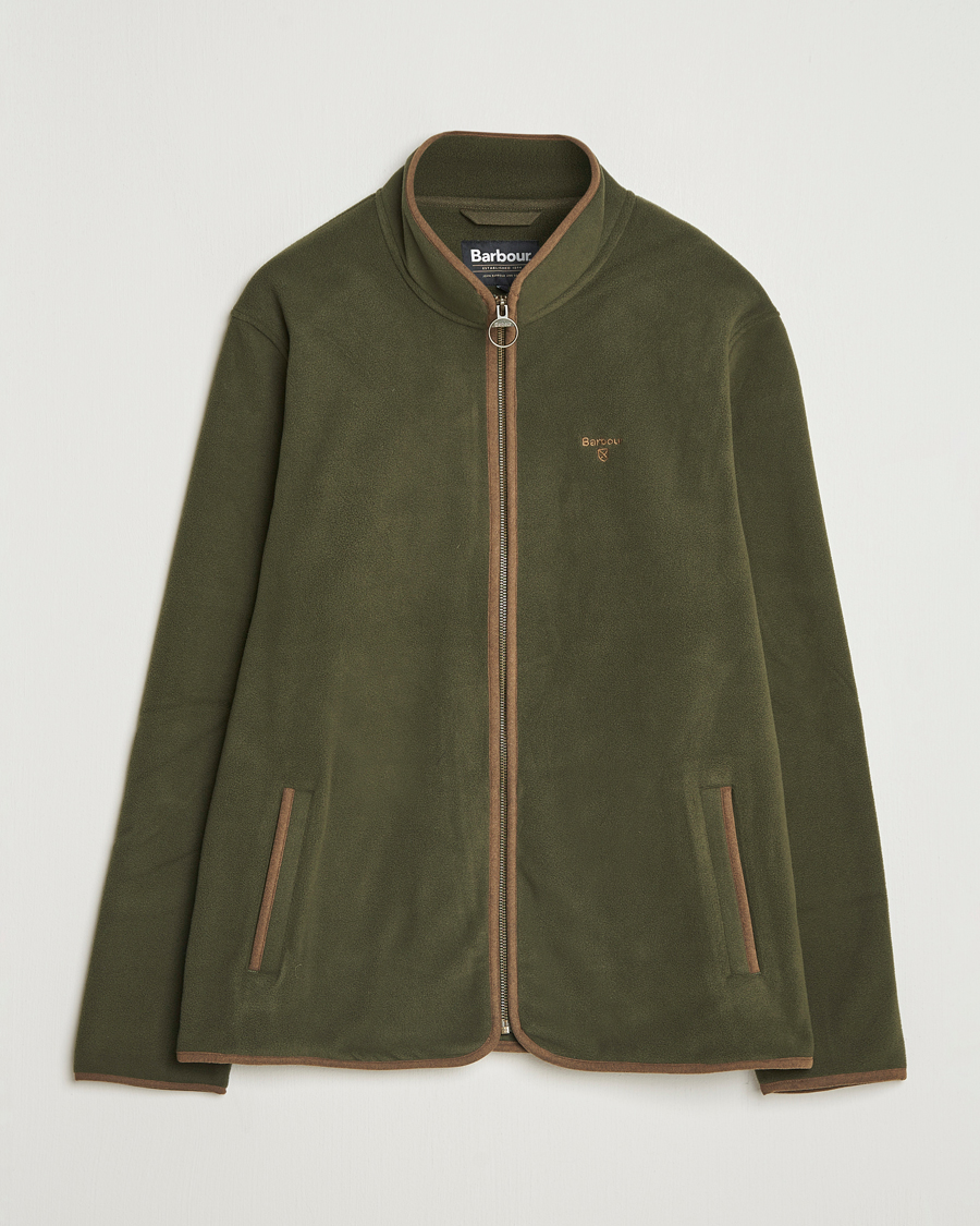 Herre | Gensere | Barbour Lifestyle | Harwood Zip Thru Fleece Olive