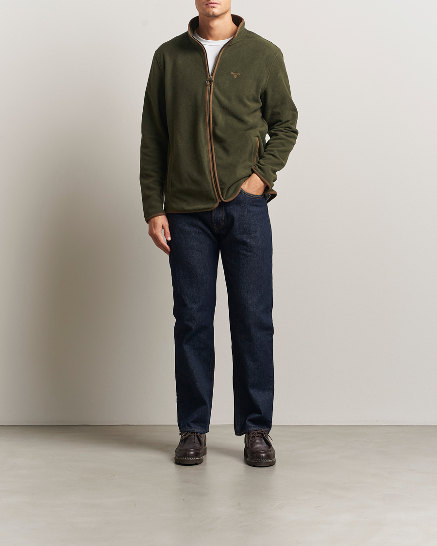 Herre | Gensere | Barbour Lifestyle | Harwood Zip Thru Fleece Olive