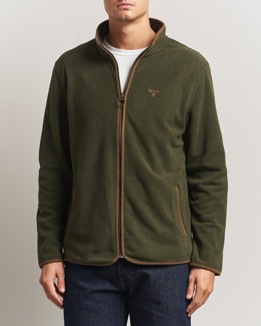 Herre | Gensere | Barbour Lifestyle | Harwood Zip Thru Fleece Olive