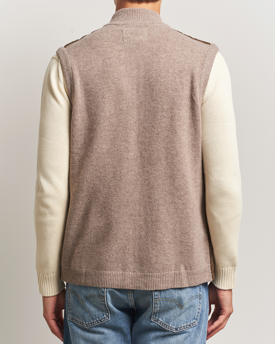 Herre | Gensere | Barbour Lifestyle | Shoveler Knitted Gilet Stone