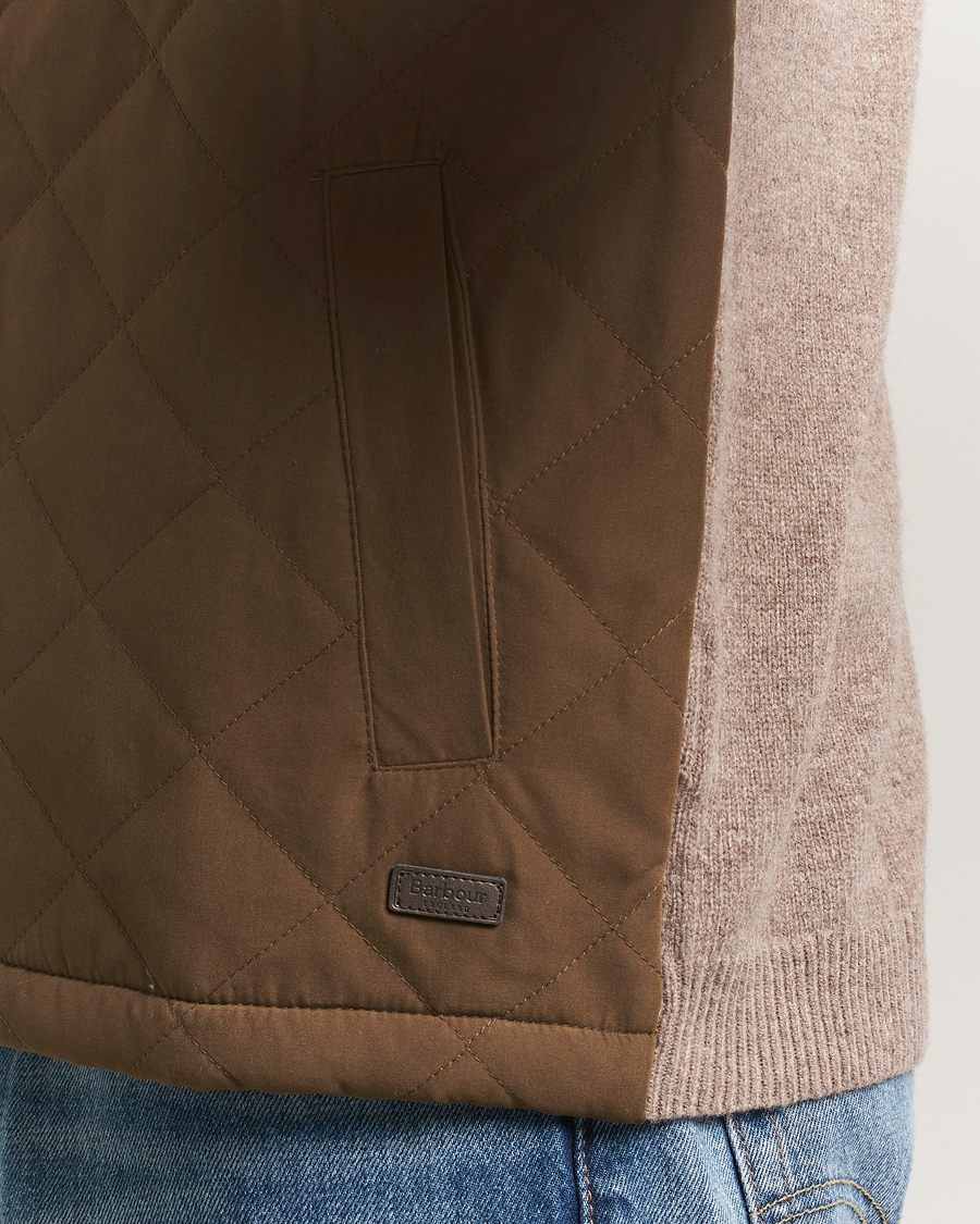 Herre | Gensere | Barbour Lifestyle | Shoveler Knitted Gilet Stone