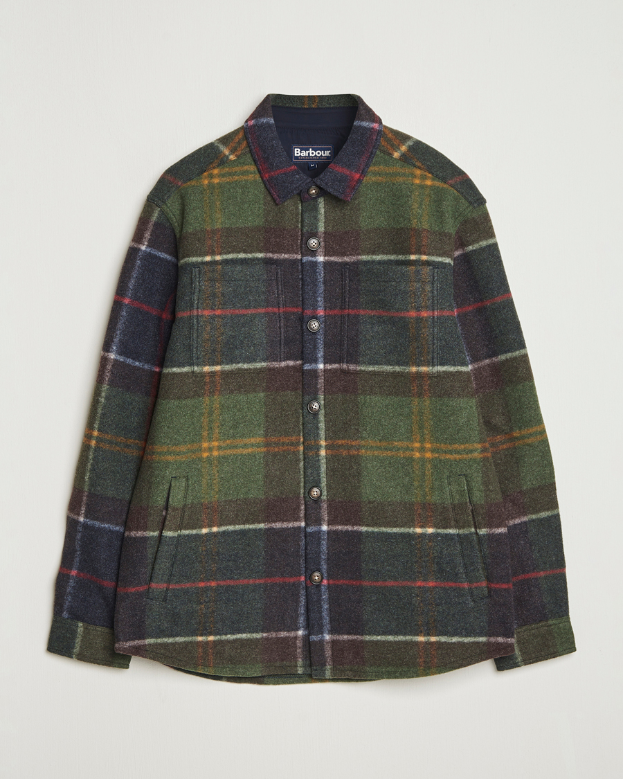 Herre | Skjorter | Barbour Lifestyle | Chapter Tailored Fleece Overshirt Classic Tartan