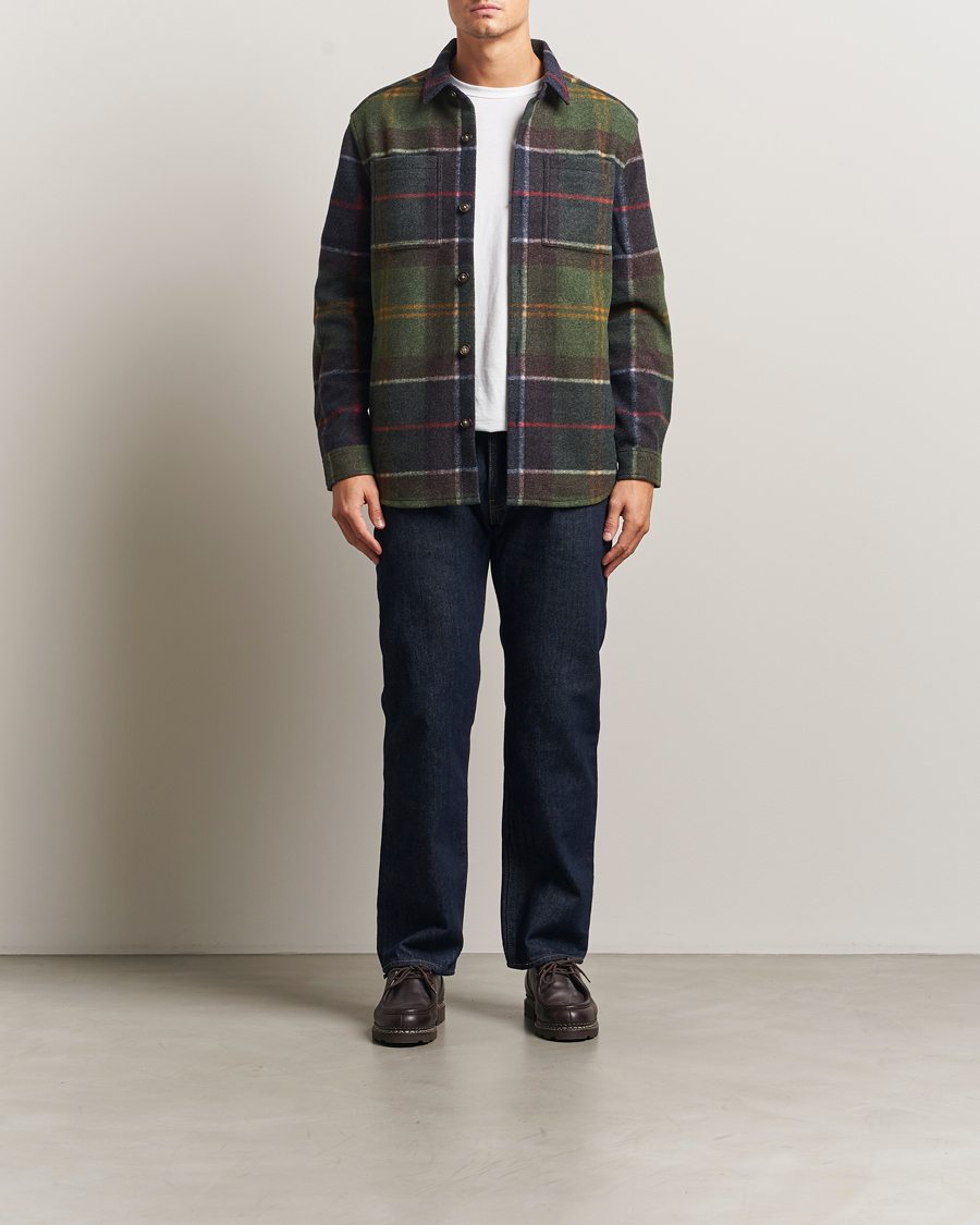 Herre | Skjorter | Barbour Lifestyle | Chapter Tailored Fleece Overshirt Classic Tartan