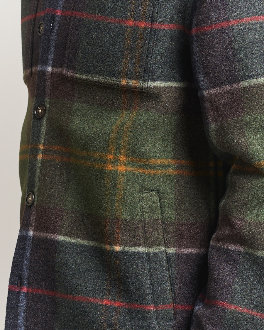 Herre | Skjorter | Barbour Lifestyle | Chapter Tailored Fleece Overshirt Classic Tartan