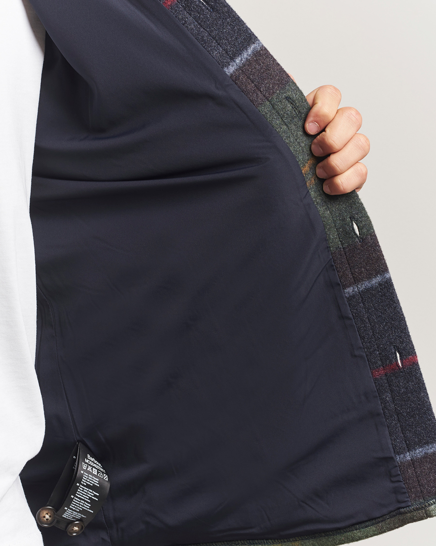 Herre | Skjorter | Barbour Lifestyle | Chapter Tailored Fleece Overshirt Classic Tartan