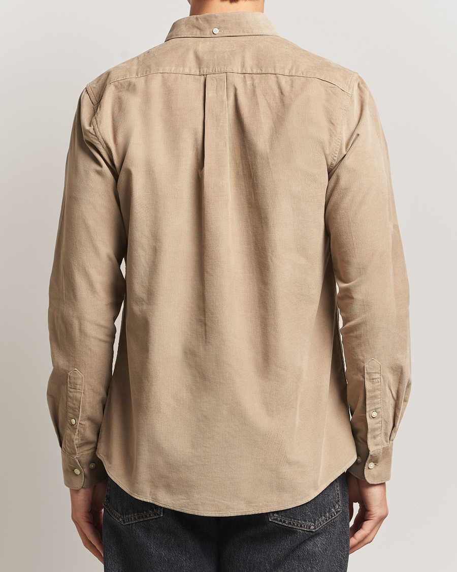 Herre | Skjorter | Barbour Lifestyle | Ramsey Corduroy Shirt Washed Stone