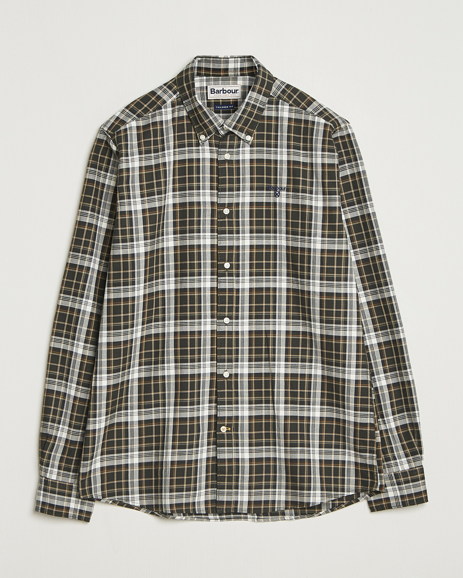 Herre | Skjorter | Barbour Lifestyle | Mosswood Checked Shirt Olive