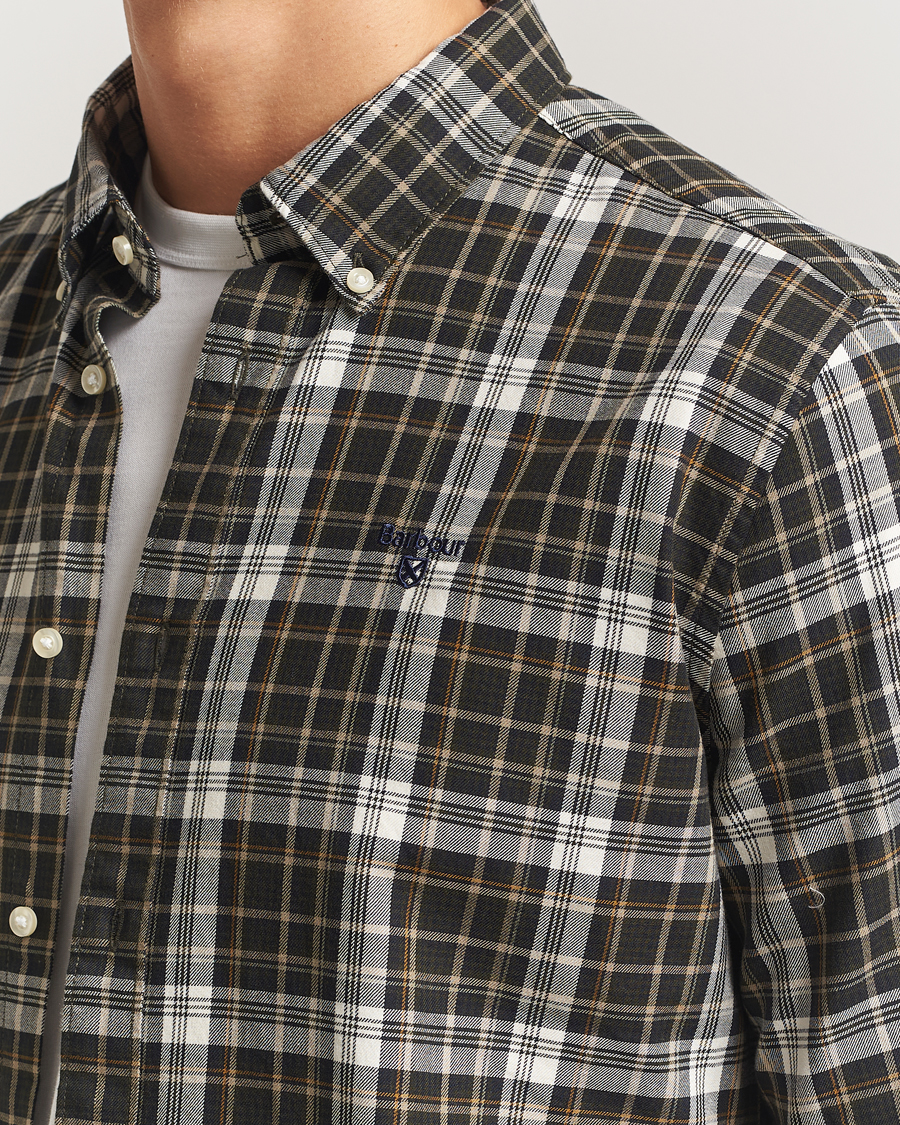 Herre | Skjorter | Barbour Lifestyle | Mosswood Checked Shirt Olive