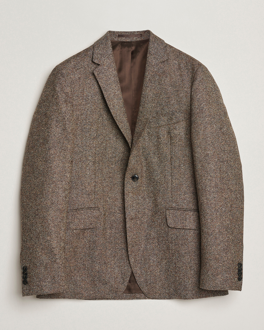 Herre | Dressjakker | Barbour Lifestyle | Godfrey Moons Shetlands Blazer Brown