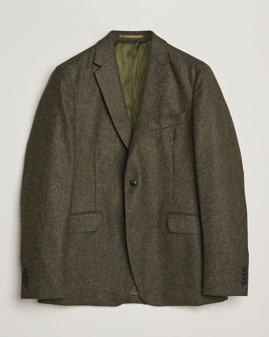 Herre | Dressjakker | Barbour Lifestyle | Godfrey Moons Shetlands Blazer Olive