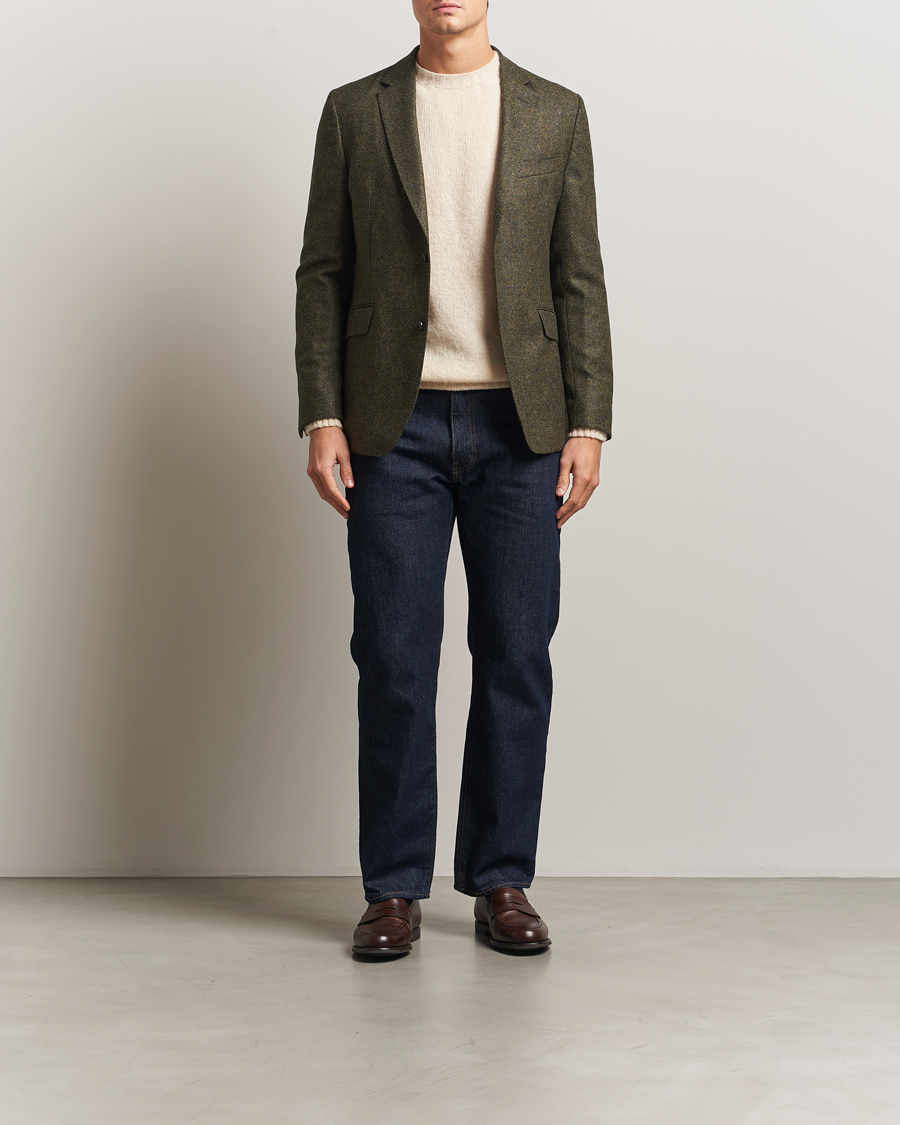 Herre | Dressjakker | Barbour Lifestyle | Godfrey Moons Shetlands Blazer Olive