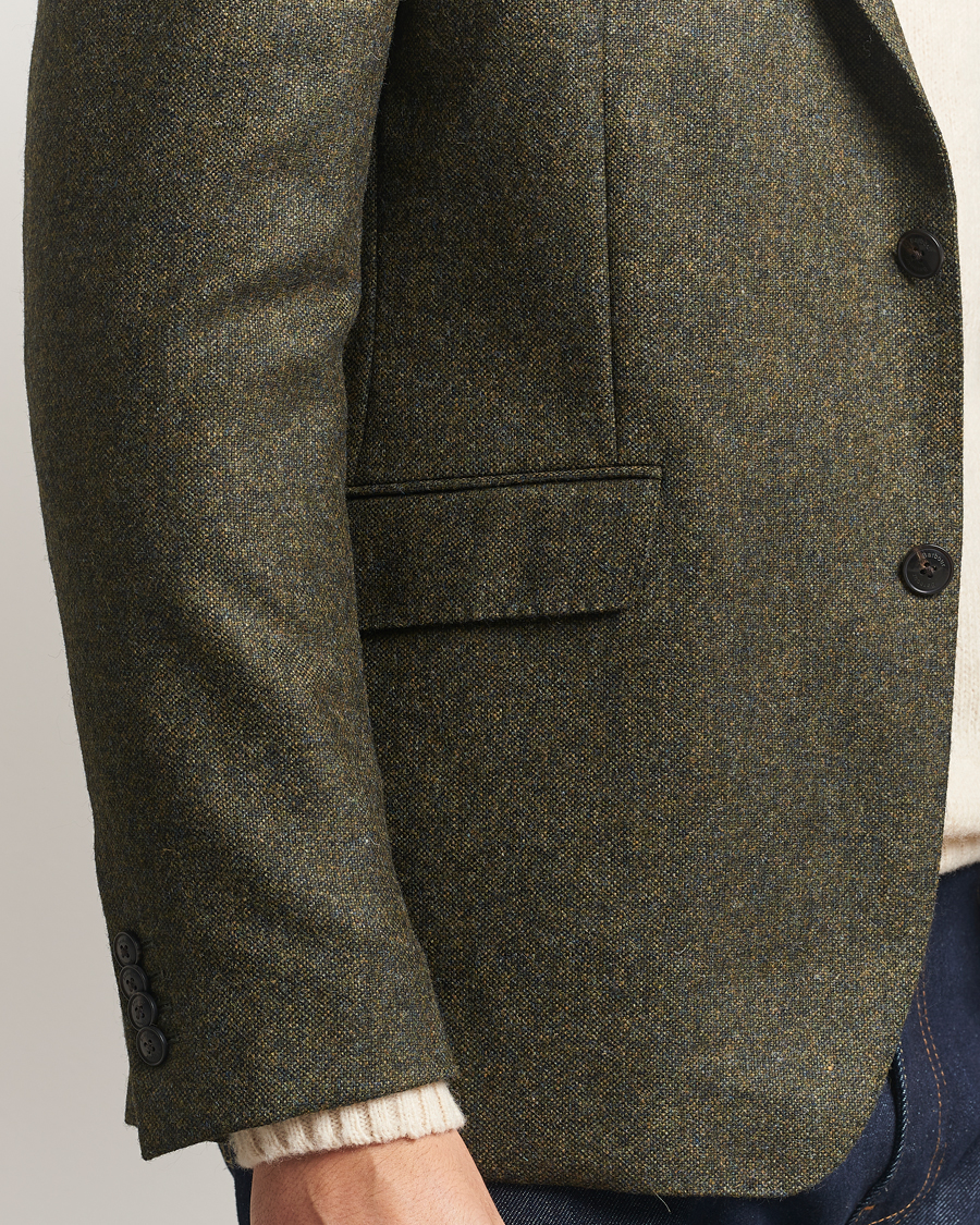 Herre | Dressjakker | Barbour Lifestyle | Godfrey Moons Shetlands Blazer Olive