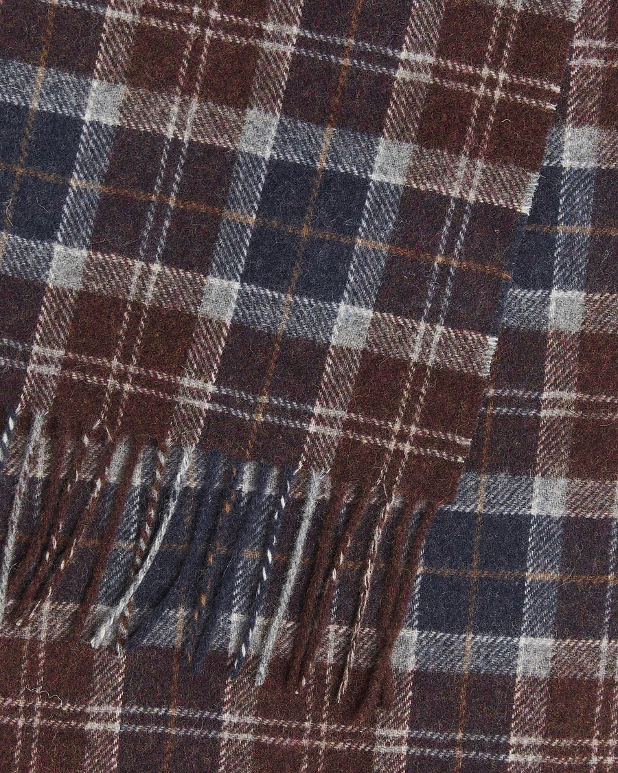 Herre | Skjerf | Barbour Lifestyle | Tartan Lambswool Scarf Midnight Oak