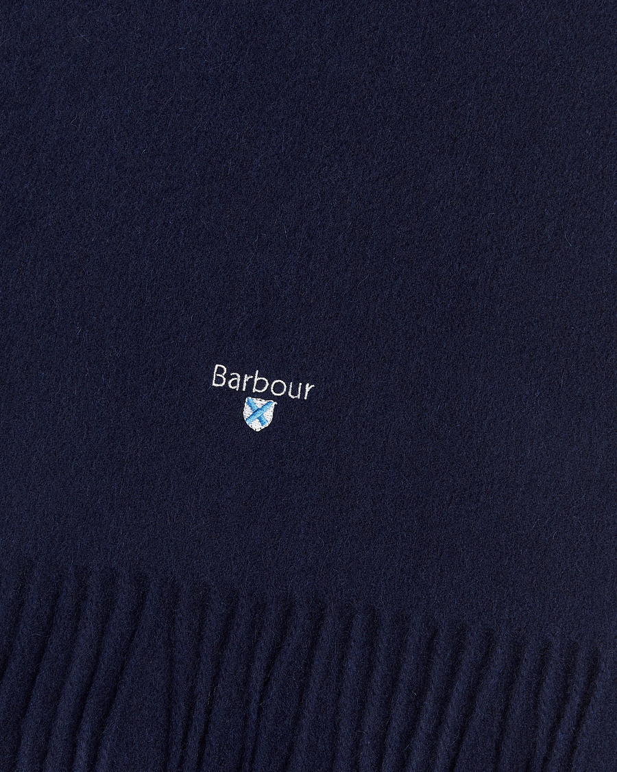 Herre | Skjerf | Barbour Lifestyle | Plain Lambswool Scarf Navy