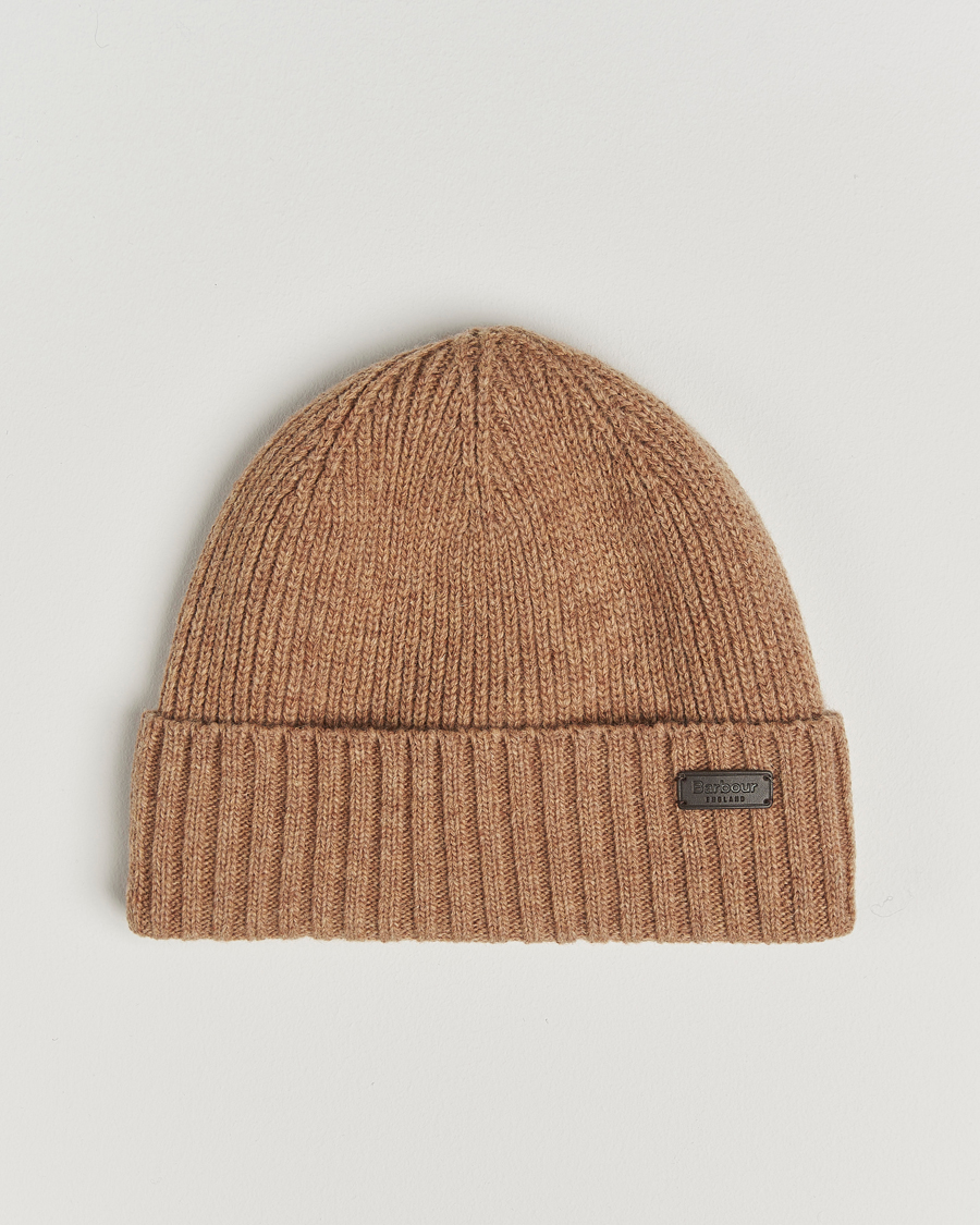 Herre | Luer | Barbour Lifestyle | Carlton Wool Beanie Military Brown