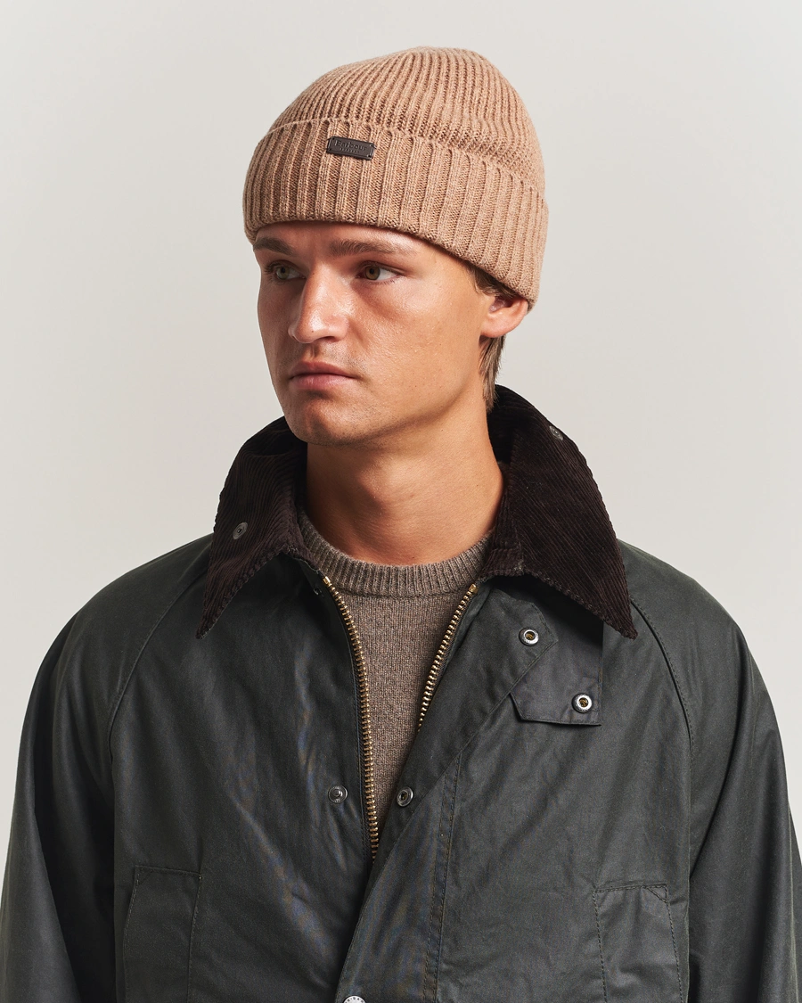 Herre | Luer | Barbour Lifestyle | Carlton Wool Beanie Military Brown
