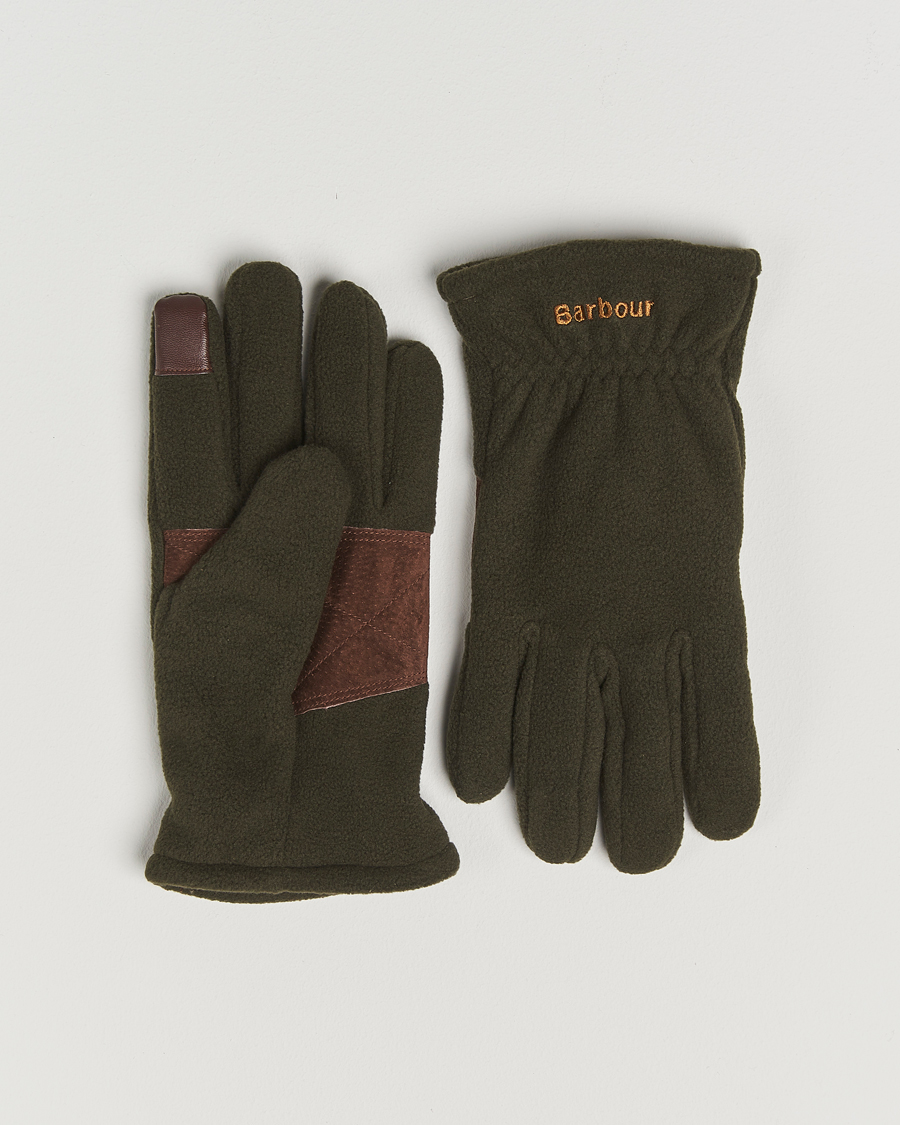 Herre | Barbour Lifestyle Coleford Fleece Gloves Olive | Barbour Lifestyle | Coleford Fleece Gloves Olive