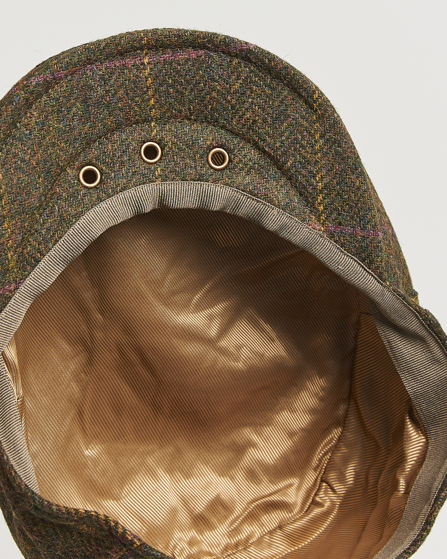 Herre | Hatter og capser | Barbour Lifestyle | Cireff Tweed Cap Green
