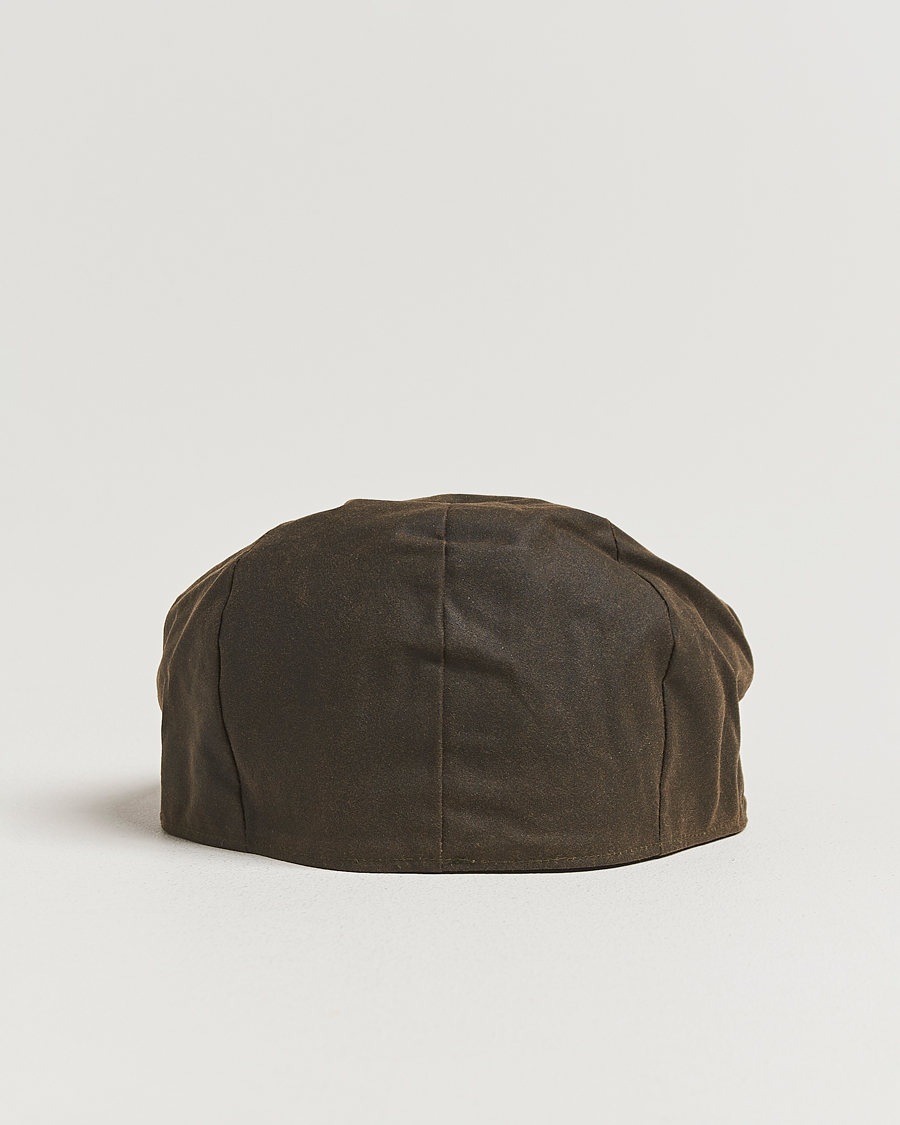 Herre | Hatter og capser | Barbour Lifestyle | Waxed Flat Cap Olive