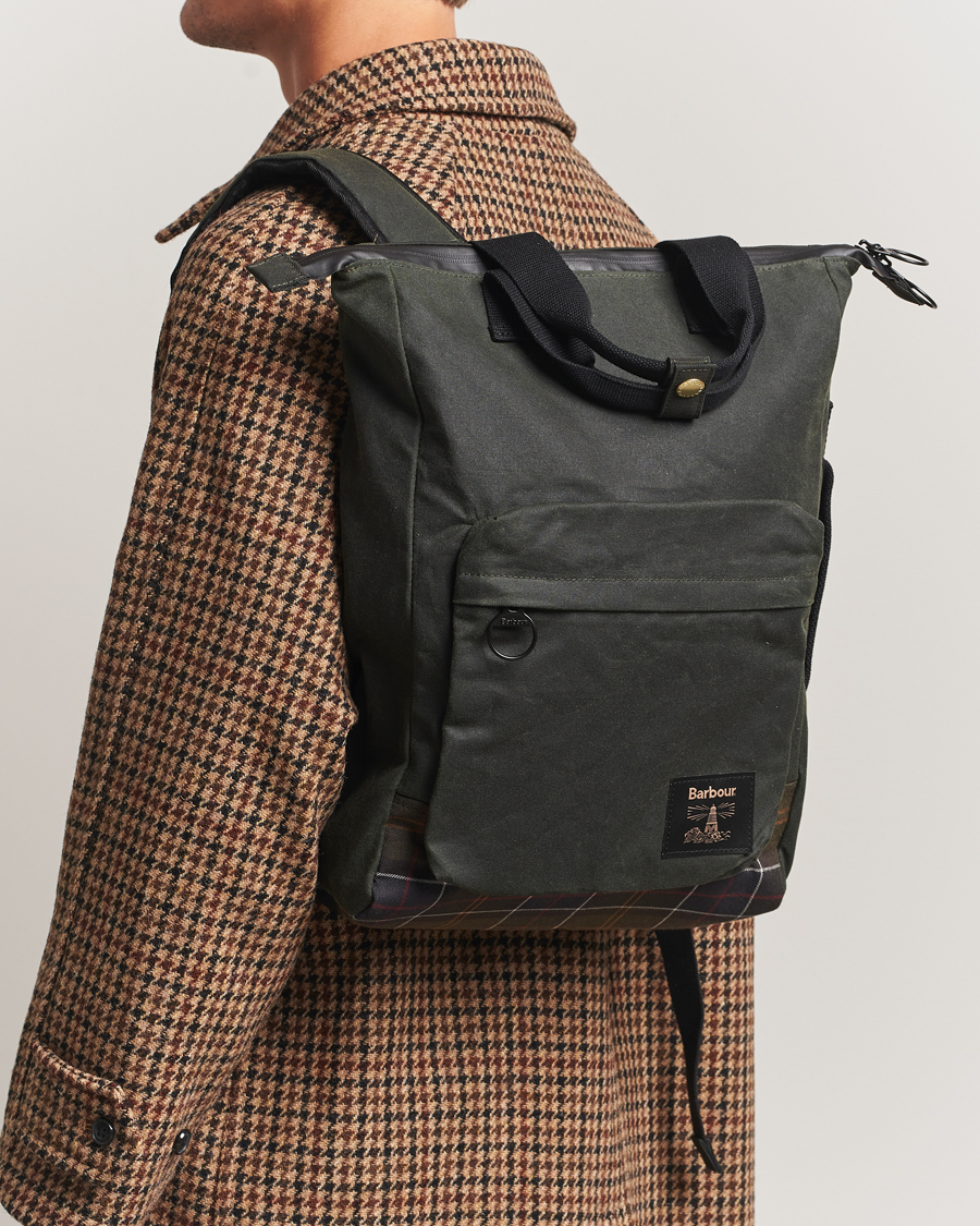 Herre | Vesker | Barbour Lifestyle | Field Wax Backpack Sage
