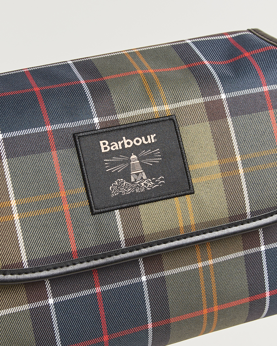 Herre | Barbour Lifestyle Tartan Hanging Washbag Classic | Barbour Lifestyle | Tartan Hanging Washbag Classic