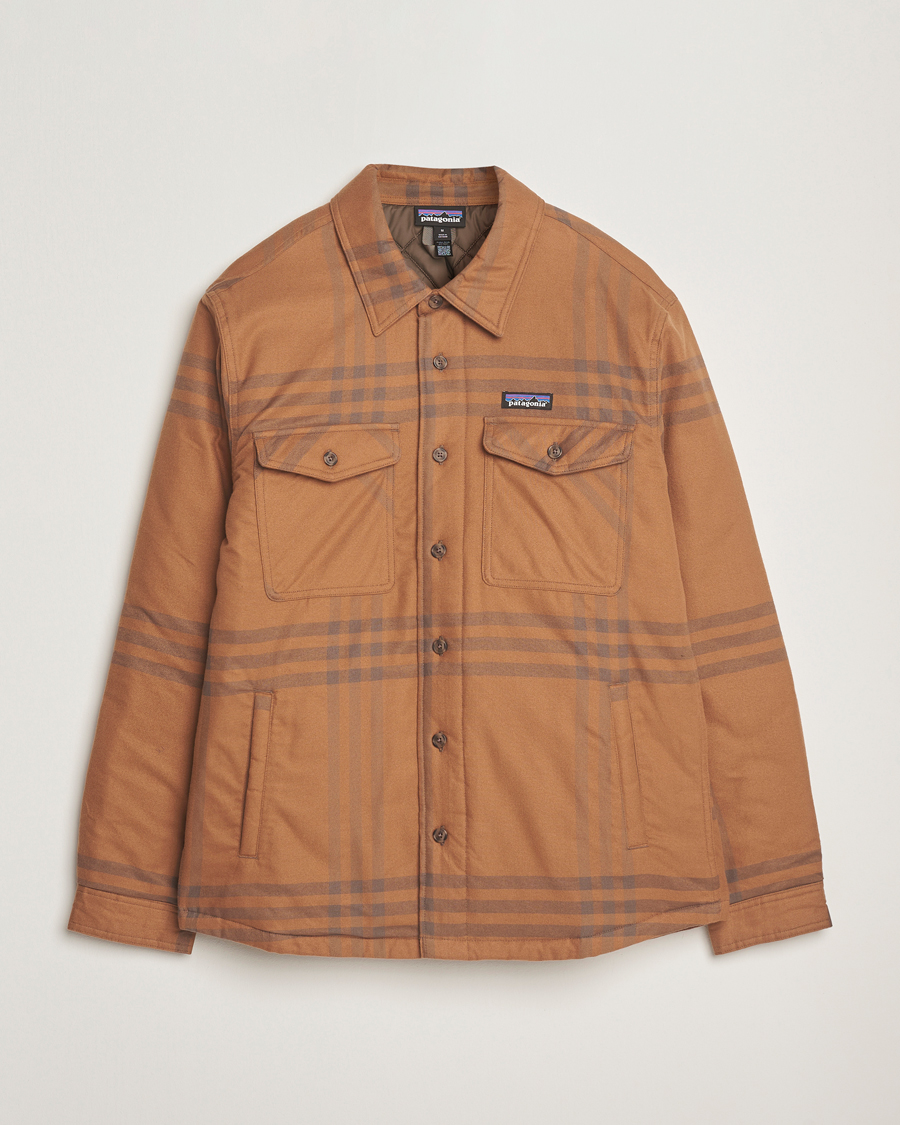 Herre | Skjorter | Patagonia | Lightweigt Insulated Fjord Flannel Shirt Deer Brown