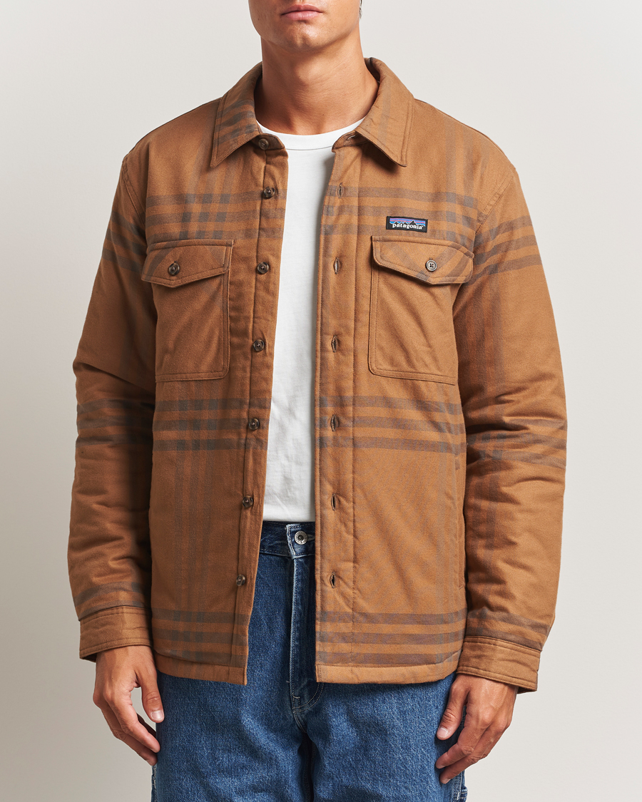 Herre | Skjorter | Patagonia | Lightweigt Insulated Fjord Flannel Shirt Deer Brown